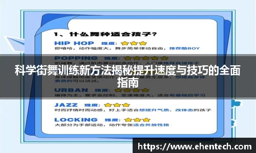 科学街舞训练新方法揭秘提升速度与技巧的全面指南